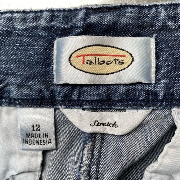 womens jeans size 12 BOOT CUT Talbots - Picture 5 of 8